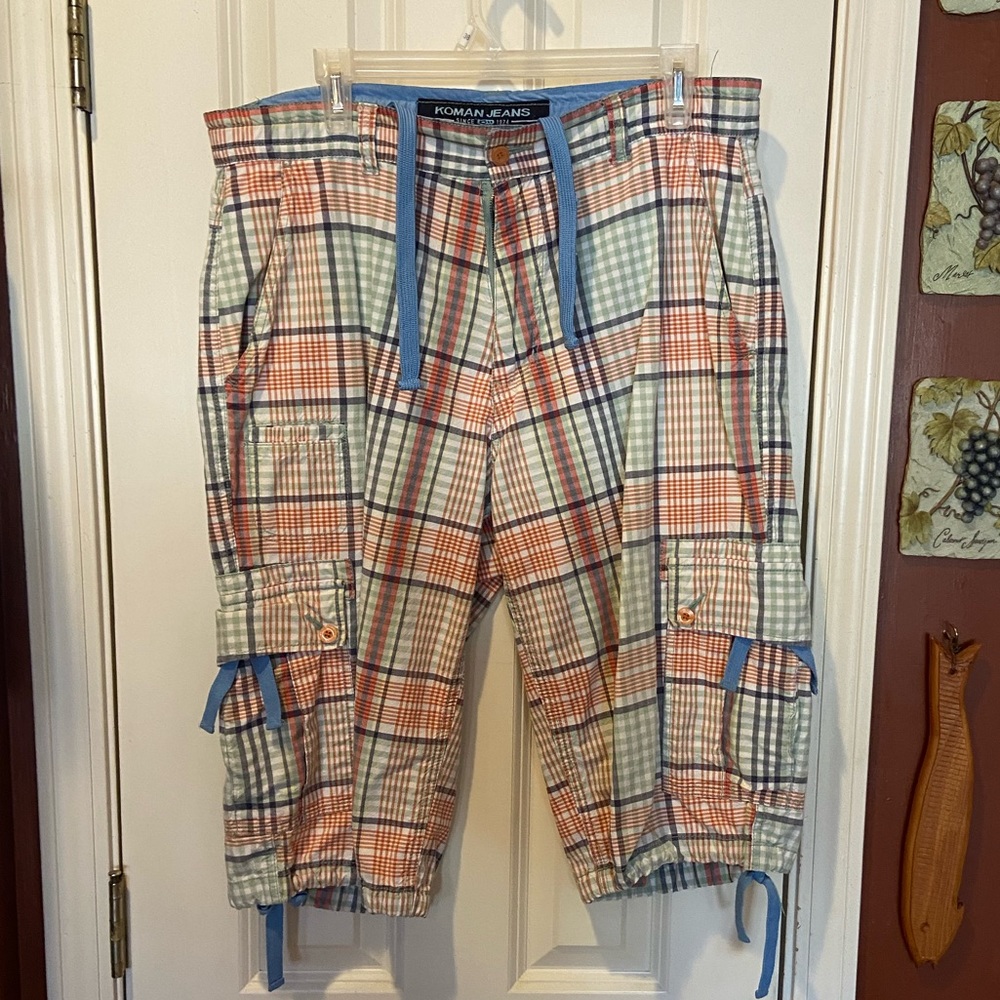 Mens Multicolored Clamdiggers